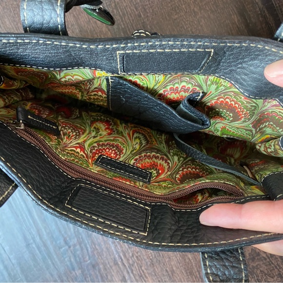 DOONEY & BOURKE Mini East West Tassel Tote Black - Picture 9 of 10